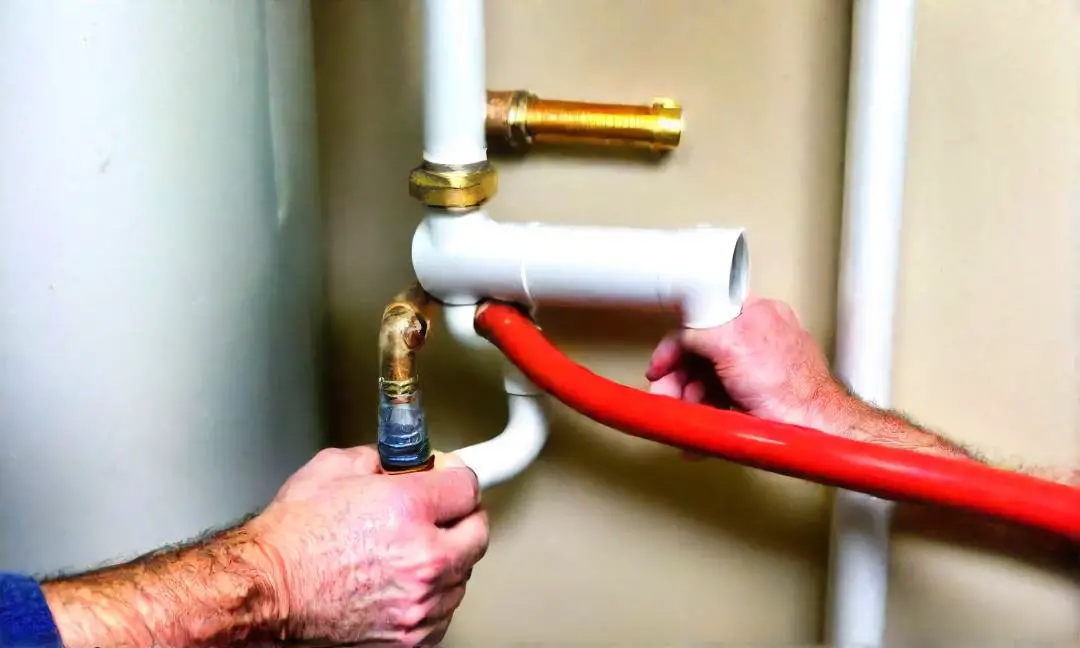 can you use plastic pipe to connect to hot water heater?