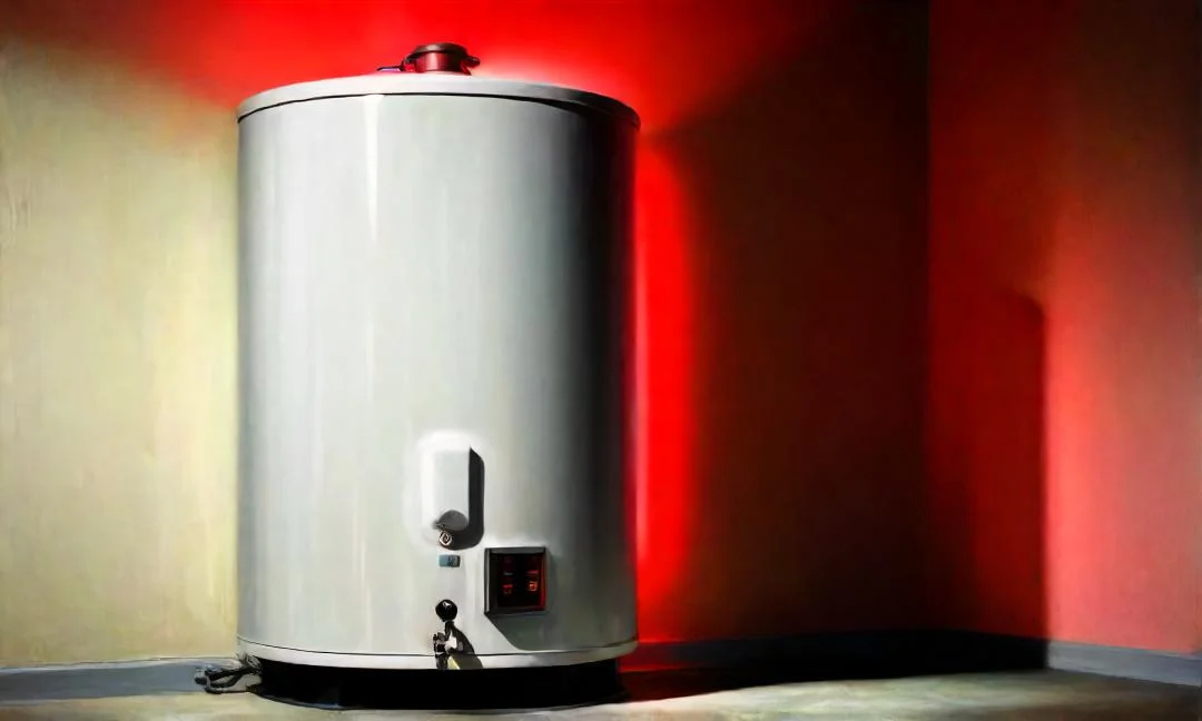 hot water tank red light flashing