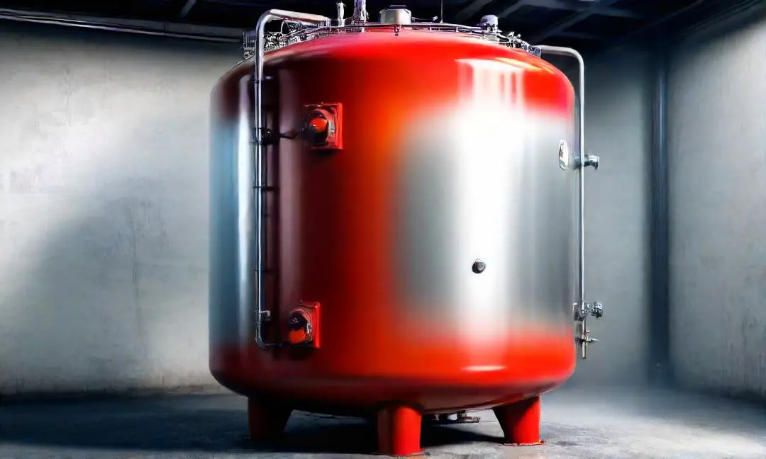 hot water tank  blinking red fast