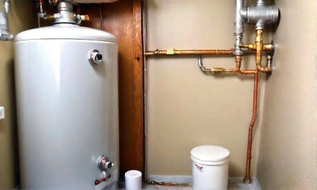 do the water lines leading into my hot water heater have any kind of backup valves on them
