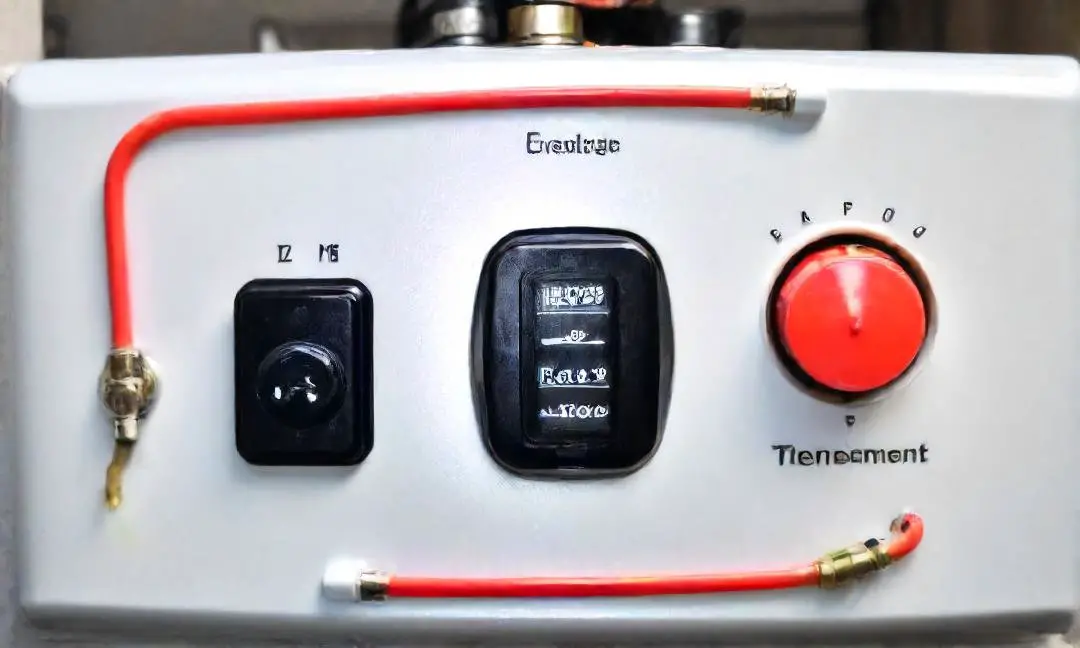 when cold water enters a gas water heater, the gas turns on. when the water heats up, what does the thermostat inside the heater do?