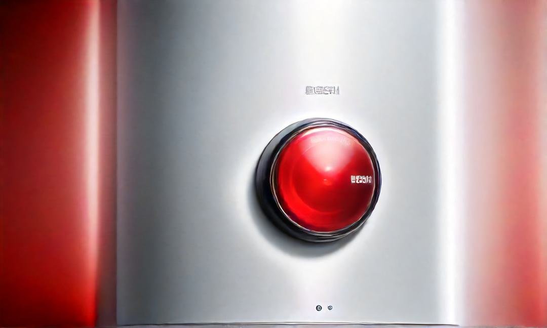 red flashing light bosch water heater